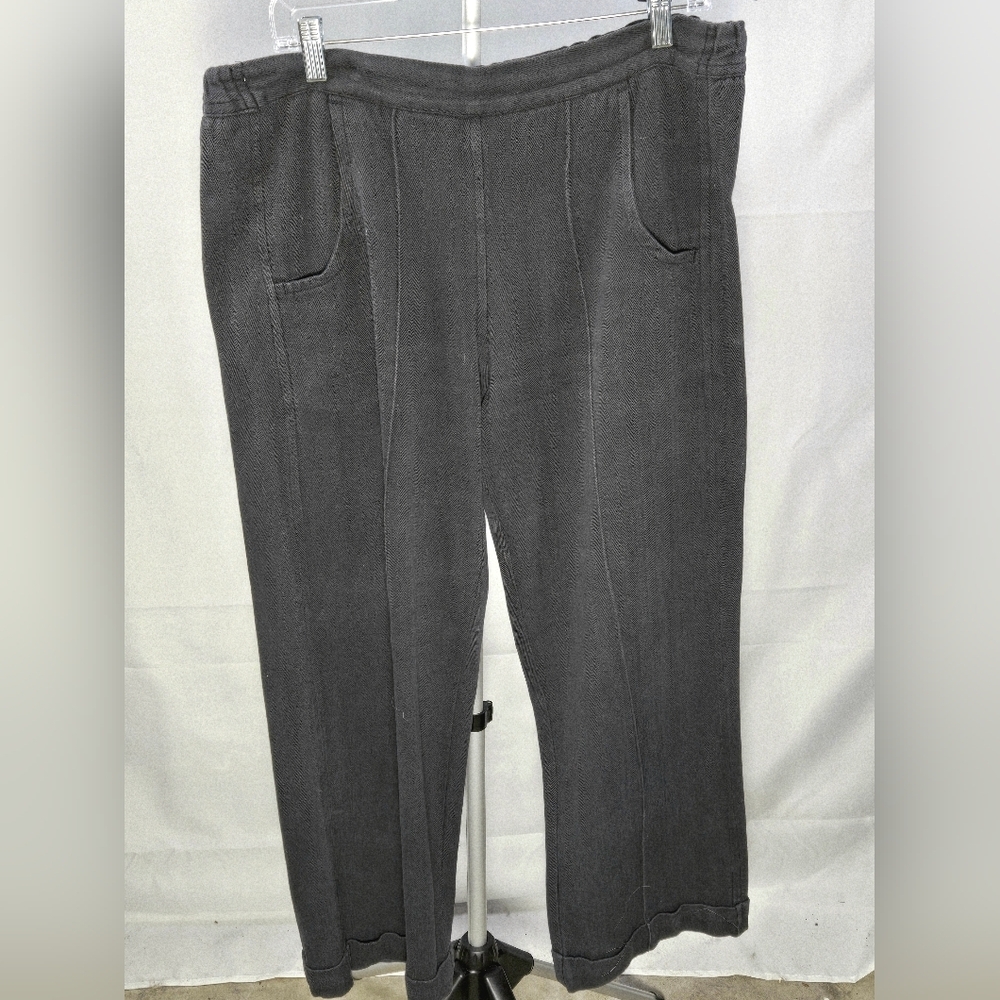 Tribe Hemp & Cotton Oversize Wide Leg Minimalist Pants, Small